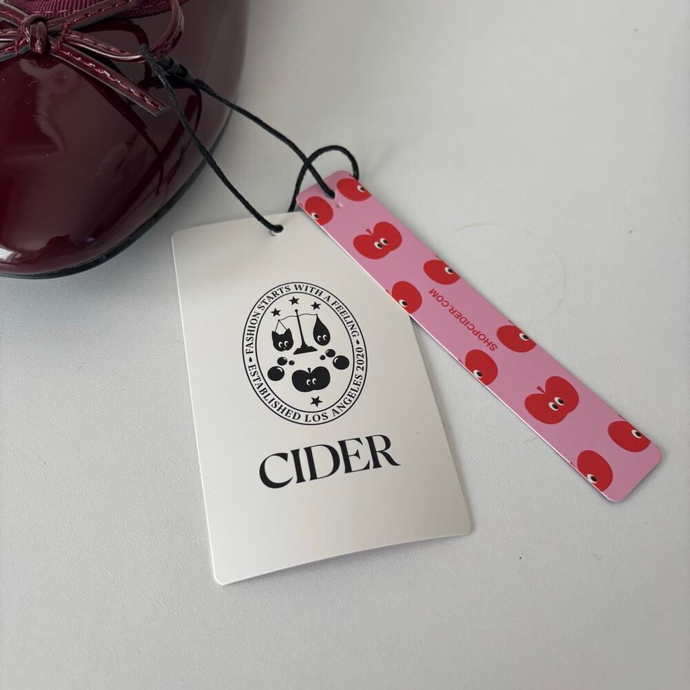 NWT Cider Bow Ballet Flats Sz 7  - Picture 4 of 4